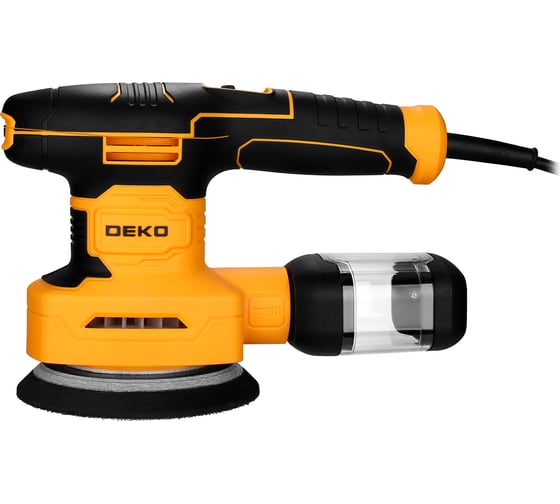 Эксцентриковая машина DEKO DKS400W,  (3 в 1) со сменными подошвами, 400Вт 085-1058