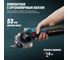 Бесщеточная угловая шлифмашина ALTECO AGH 1500-125 ECS BL 86101 6