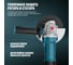 Бесщеточная угловая шлифмашина ALTECO AGH 1500-125 ECS BL 86101 9