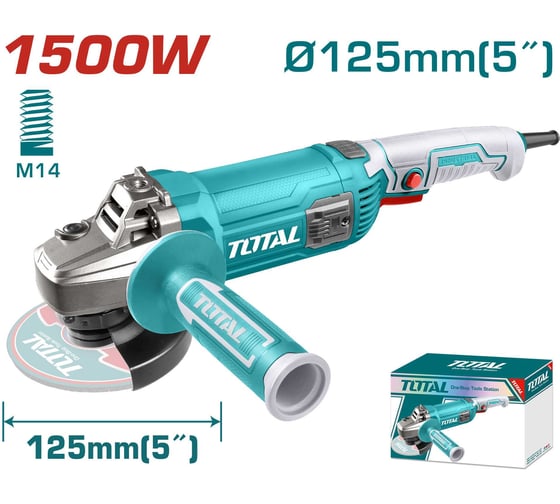 Угловая шлифовальная машина TOTAL TG11512536
