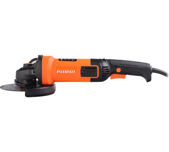 Машина углошлифовальная Patriot Expert AG 150E 1300Вт, диск 150мм, 3000-9000об/мин, регулировка скорости, поддержка оборотов, плавный пуск, защита от повторного вк 110301157