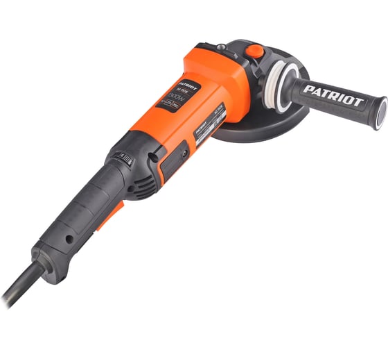 Машина углошлифовальная Patriot Expert AG 150E 1300Вт, диск 150мм, 3000-9000об/мин, регулировка скорости, поддержка оборотов, плавный пуск, защита от повторного вк 110301157