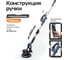 Шлифовальная машинка для стен и потолков Polyecs с пылесборником, 1250 Вт, LED-подсветка, 225 мм POL-225A-ZD 18