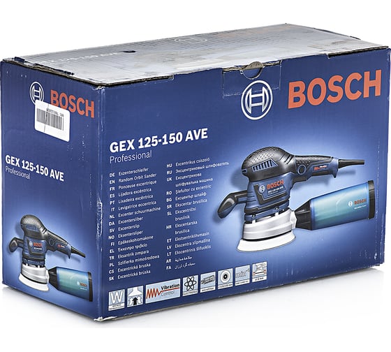 Эксцентриковая шлифмашина Bosch GEX 125-150 AVE 0.601.37B.102