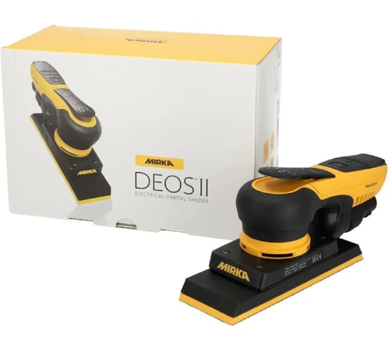 Машинка MIRKA DEOS II 383 Электрическая орбитальная плоскошлифовальная машинка, 70x198mm Orbit 3.0 MID3834044 1