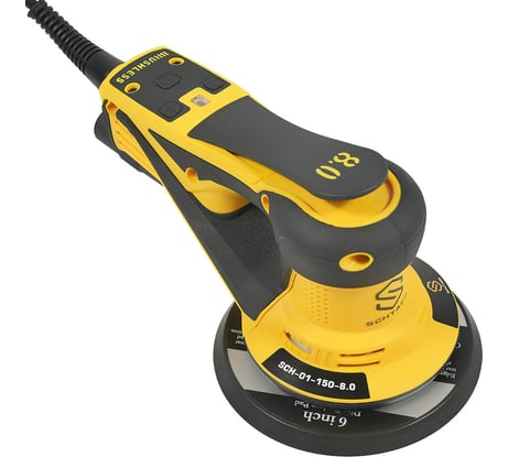 Шлифовальная машинка ручная SCHTAER 220V/50Hz, 350W, эксцентрик 8,0 мм SCH-01-150-8.0