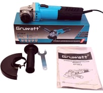 Угловая шлифовальная машина Gruwatt УШМ сетевая 1100вт GT125-2