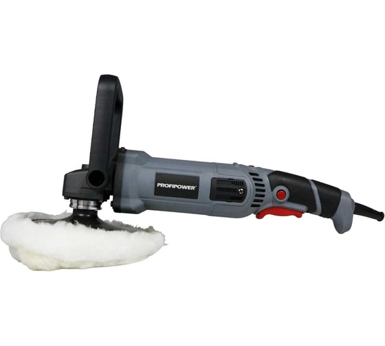 Полировальная шлифмашина Profipower УПМ-180 (180мм, 1400Вт, 1300-4000об/мин, с регулировкой оборотов, в коробке) E0303 1