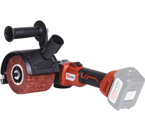 Машина брашировальная аккумуляторная бесщеточная REDVERG RD-BM18BL/U (без акк, без з/у) 00006689094 1