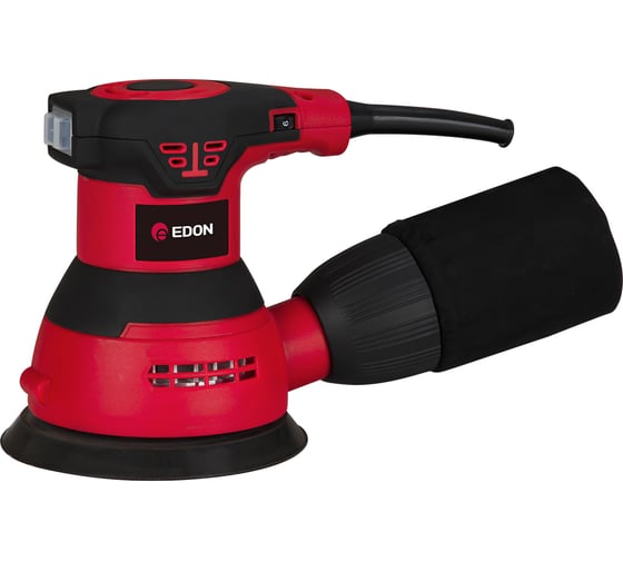 Машина шлифовальная эксцентриковая Edon OS-125/420 (125мм, 420Вт, рег-ка оборотов 8000-12000об/мин) 19363 1