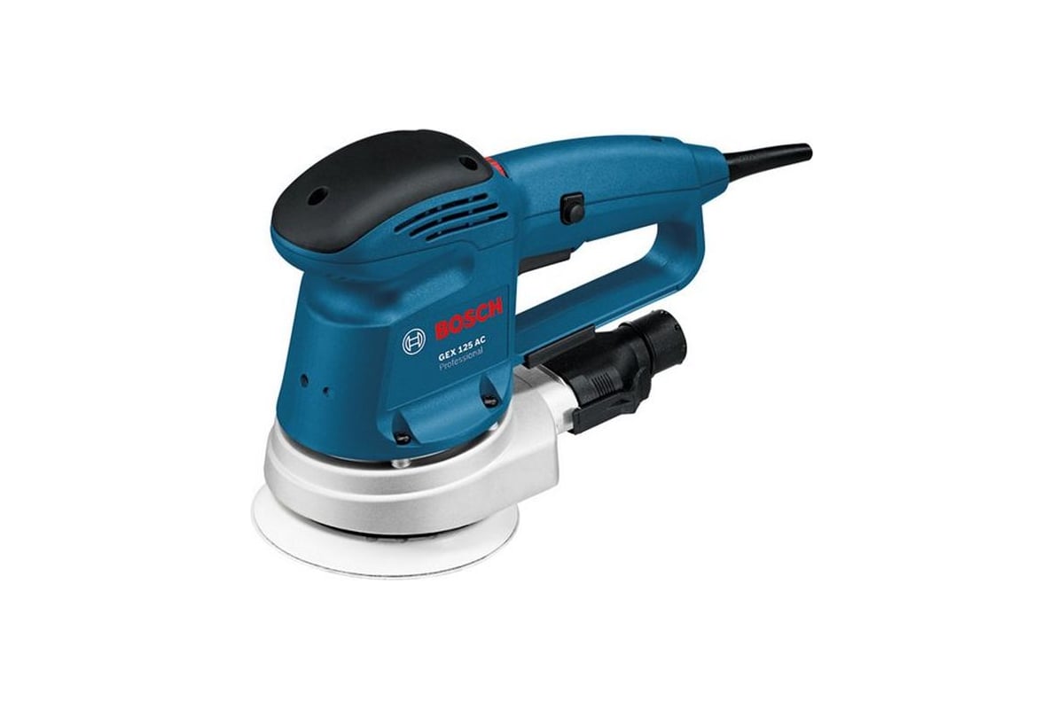 Эксцентриковая шлифмашина Bosch GEX 125 AC 0.601.372.565 - выгодная цена,  отзывы, характеристики, фото - купить в Москве и РФ