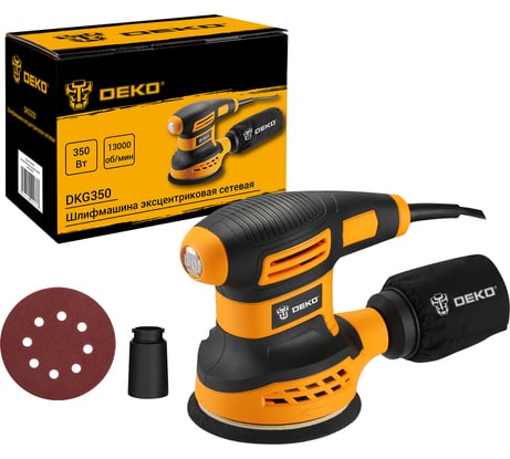 Эксцентриковая сетевая шлифмашина DEKO DKG350 063-4263