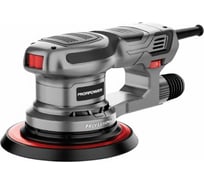 Бесщеточная сетевая шлифмашина эксцентриковая Profipower МШЭ-150 (150мм, 350Вт, бесщеточный, 4000-10000 об/мин, 5мм амплитуда, кабель 5м) E0309