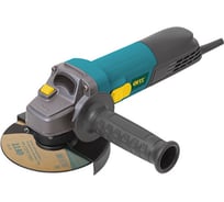 Шлифмашина угловая FIT 900 Вт, 0-10500 об/мин, КлК 125 мм, 2 кг, армированный ротор, мал., рез. накл., коробка 80314