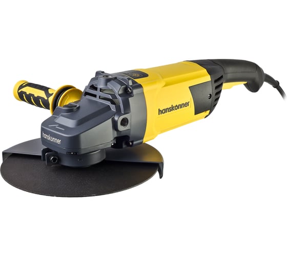 Угловая шлифовальная машина Hanskonner PLATINUM 230мм, 2600Вт, плавн пуск HAG26230EC