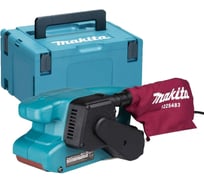 Машина шлифовальная ленточная Makita 650Вт, 76х457мм, 75-270 об/мин, регулировка скорости Makpac 3 9911J