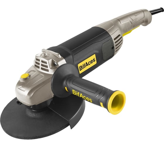 Машина шлифовальная BifAces угловая, 180мм, 8500 об/мин, 2000 Вт AAG-2000