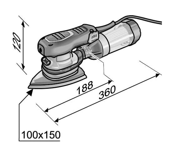 Компактная дельташлифмашина FLEX ODE 2-100 EC 468916