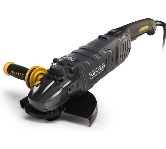 Шлифмашина угловая бесщеточная RUNTEC 230 мм, 230В, 3200Вт RT-ADC3200