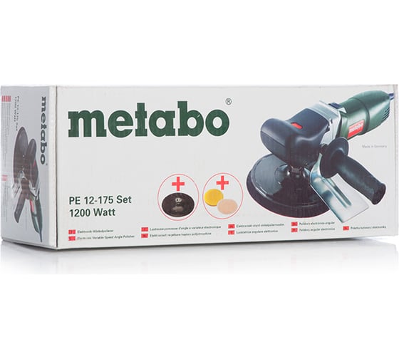 Полировальная шлифмашина Metabo PE 12-175 SET 602175910