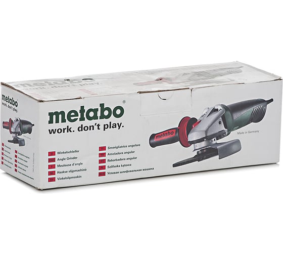 Угловая шлифмашина Metabo W 11-125 Quick 600270000