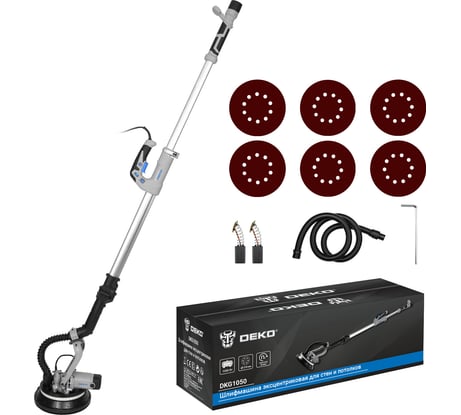 Эксцентриковая сетевая шлифмашина для стен и потолков DEKO DKG1050 1050 Вт 063-2208