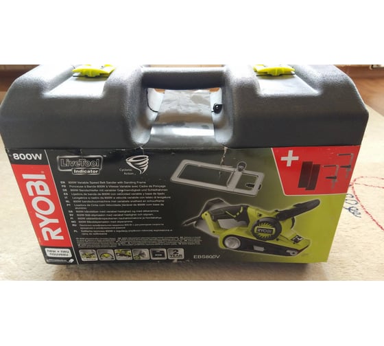 Ленточная шлифмашина Ryobi EBS800V 5133001146 - выгодная цена, отзывы ...