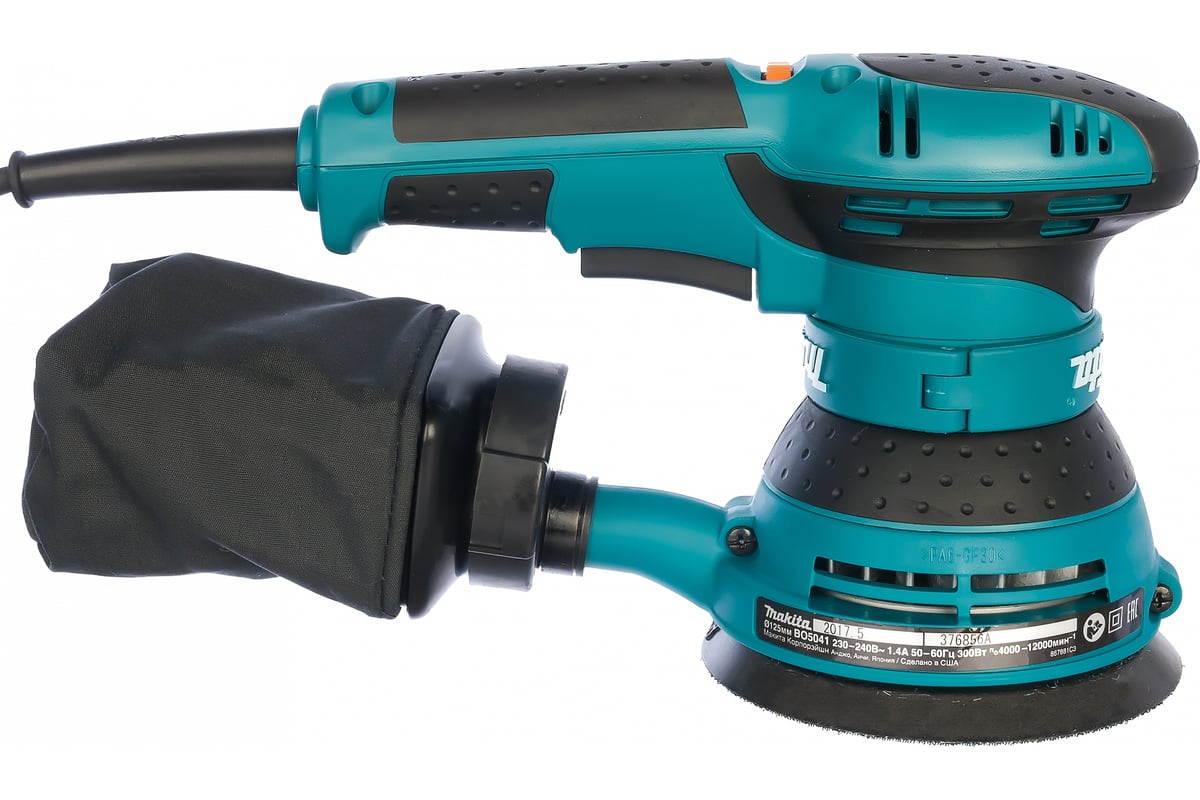 Эксцентриковая шлифмашина Makita BO5041K - выгодная цена, отзывы,  характеристики, фото - купить в Москве и РФ