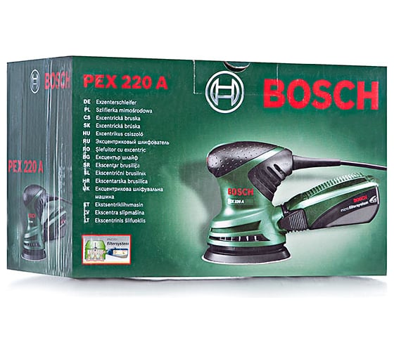 Эксцентриковая шлифовальная машина Bosch PEX 220A 0.603.378.020