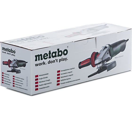 Угловая шлифмашина Metabo WE 14-125 VS Angle grinder 600292000