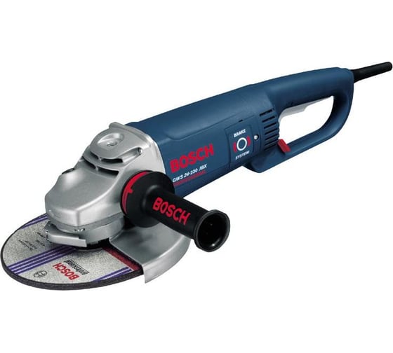 Угловая шлифмашина с диском 230 мм Bosch GWS 24-230 JBX 0601864404