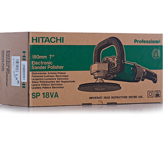 Полировальная шлифмашина Hitachi SP18VA
