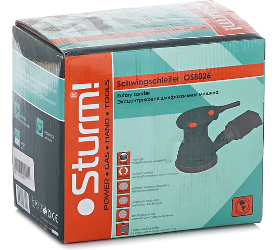 Эксцентриковая шлифмашина Sturm OS8026