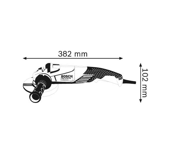 Угловая шлифмашина Bosch GWS 15-150 CIH 0.601.830.522