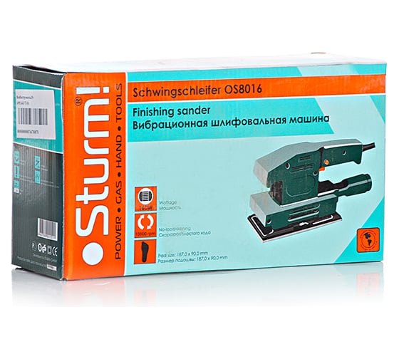 Вибрационная финишная шлифмашина Sturm OS8016