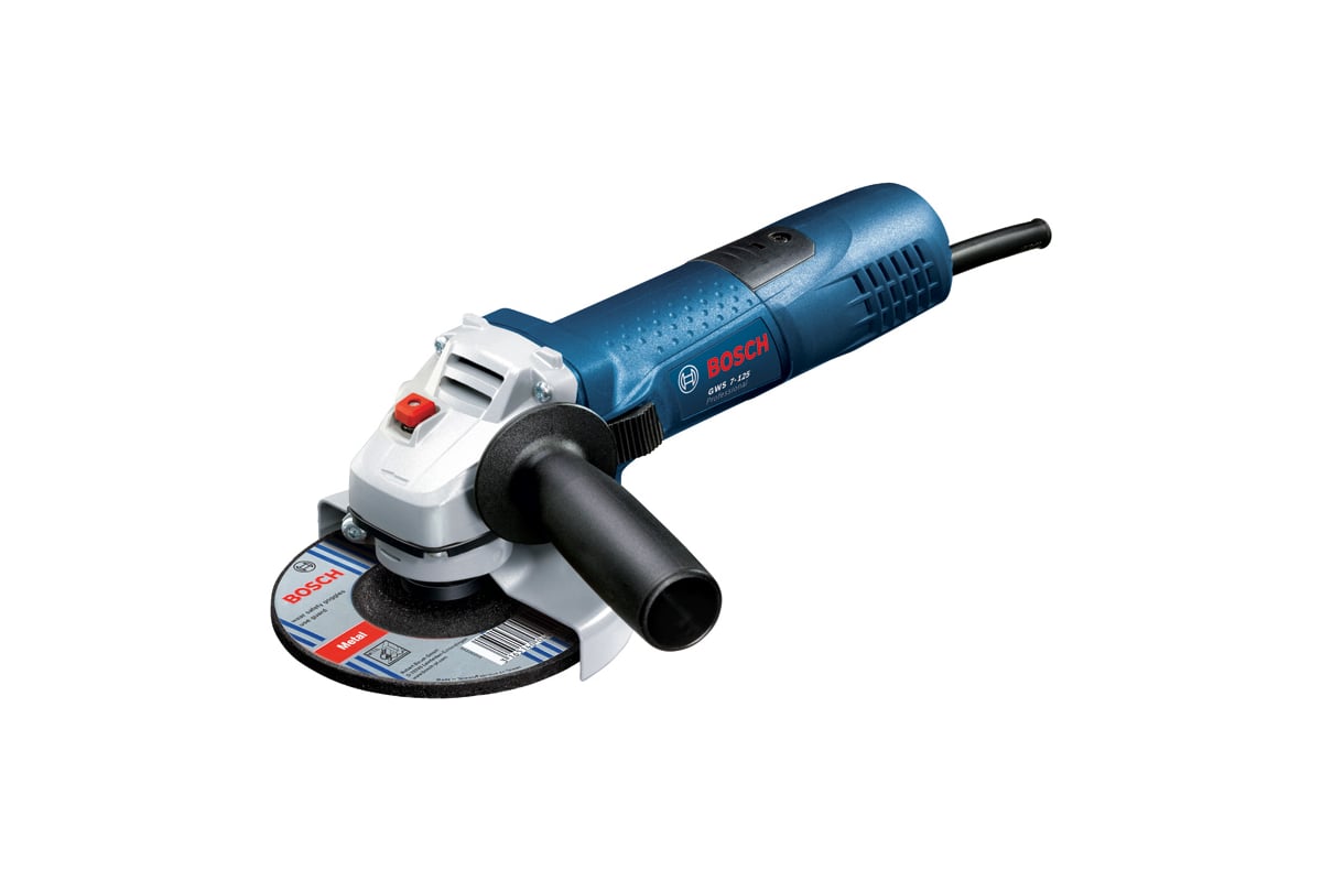 Угловая шлифмашина Bosch GWS 7-125 0.601.388.102 - выгодная цена, отзывы,  характеристики, фото - купить в Москве и РФ