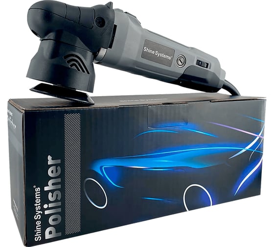 Полировальная эксцентриковая машинка Shine systems DA75 Polisher, 75 мм, ход 12 мм SS675