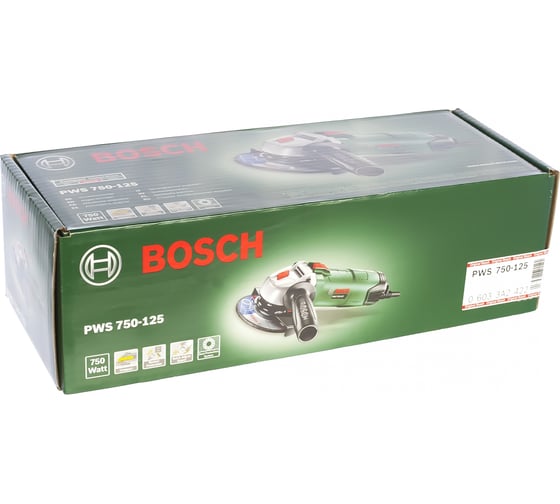 Угловая шлифмашина Bosch PWS 750-125 0.603.3A2.422