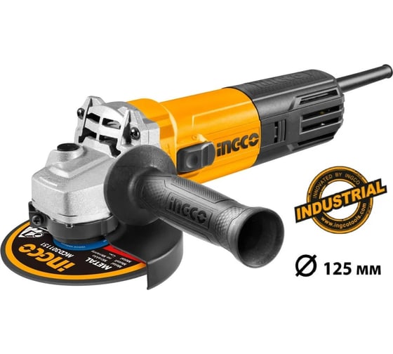 Угловая шлифовальная машина INGCO 750Вт AG7502812