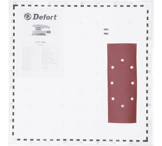 Вибрационная шлифовальная машина DEFORT DFS-135N 93720629