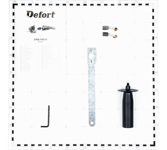 Угловая шлифовальная машина DEFORT DAG-1405N 93729011