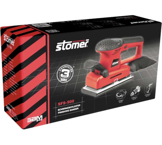 Вибрационная шлифовальная машина STOMER SFS-500 98298079