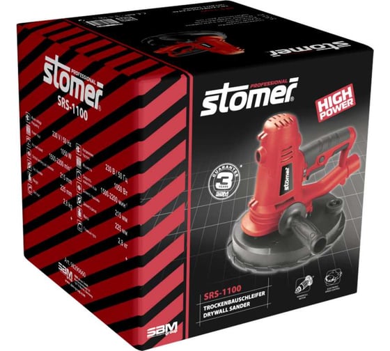 Орбитальная шлифовальная машина STOMER SRS-1100 98290660