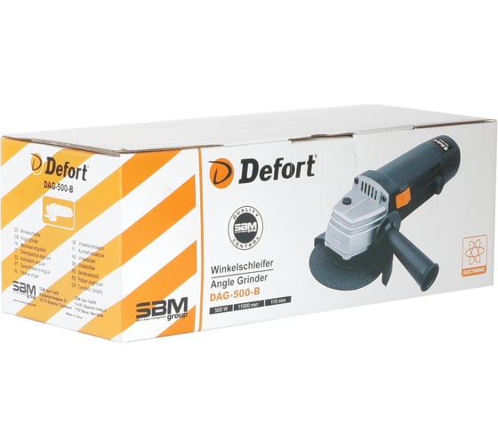 Угловая шлифмашина DEFORT DAG-500-B 98293319