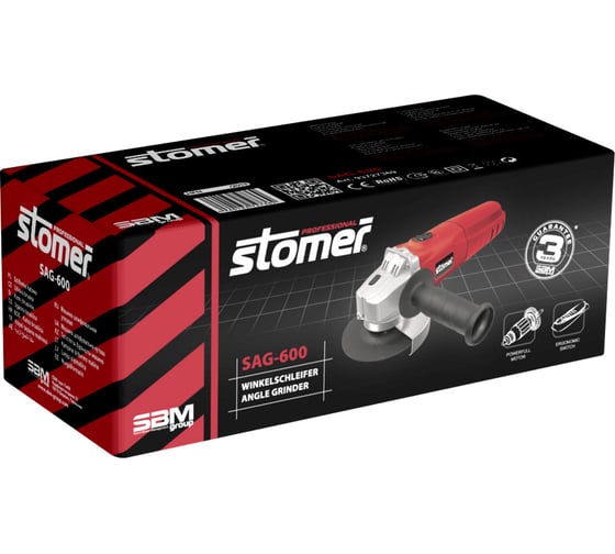 Угловая шлифмашина STOMER SAG-600 93727369