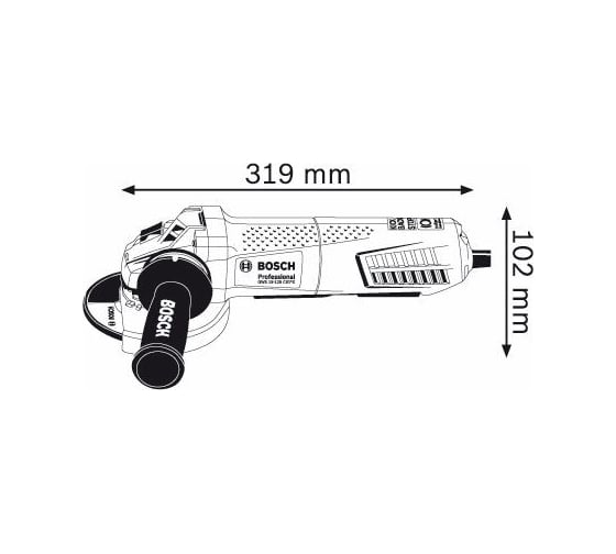 Углошлифмашина Bosch GWS 15-125 CIEPX 0.601.796.302
