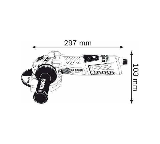 Углошлифмашина Bosch GWS 12-125 CIEX 0.601.794.102