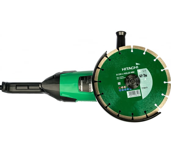 Угловая шлифмашина Hitachi G23ST+ алмазный диск Carat
