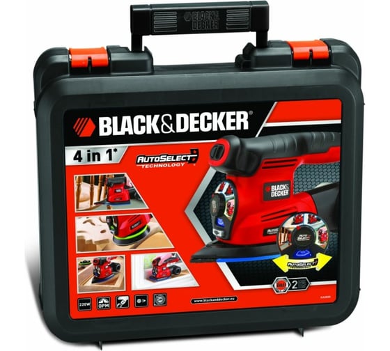 Многоцелевая универсальная шлифмашина Black+Decker Autoselect Cyclonic KA280K