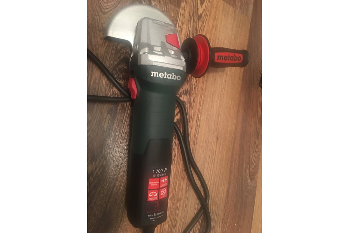 Угловая шлифмашина Metabo WEV 17-125 Quick 600516000